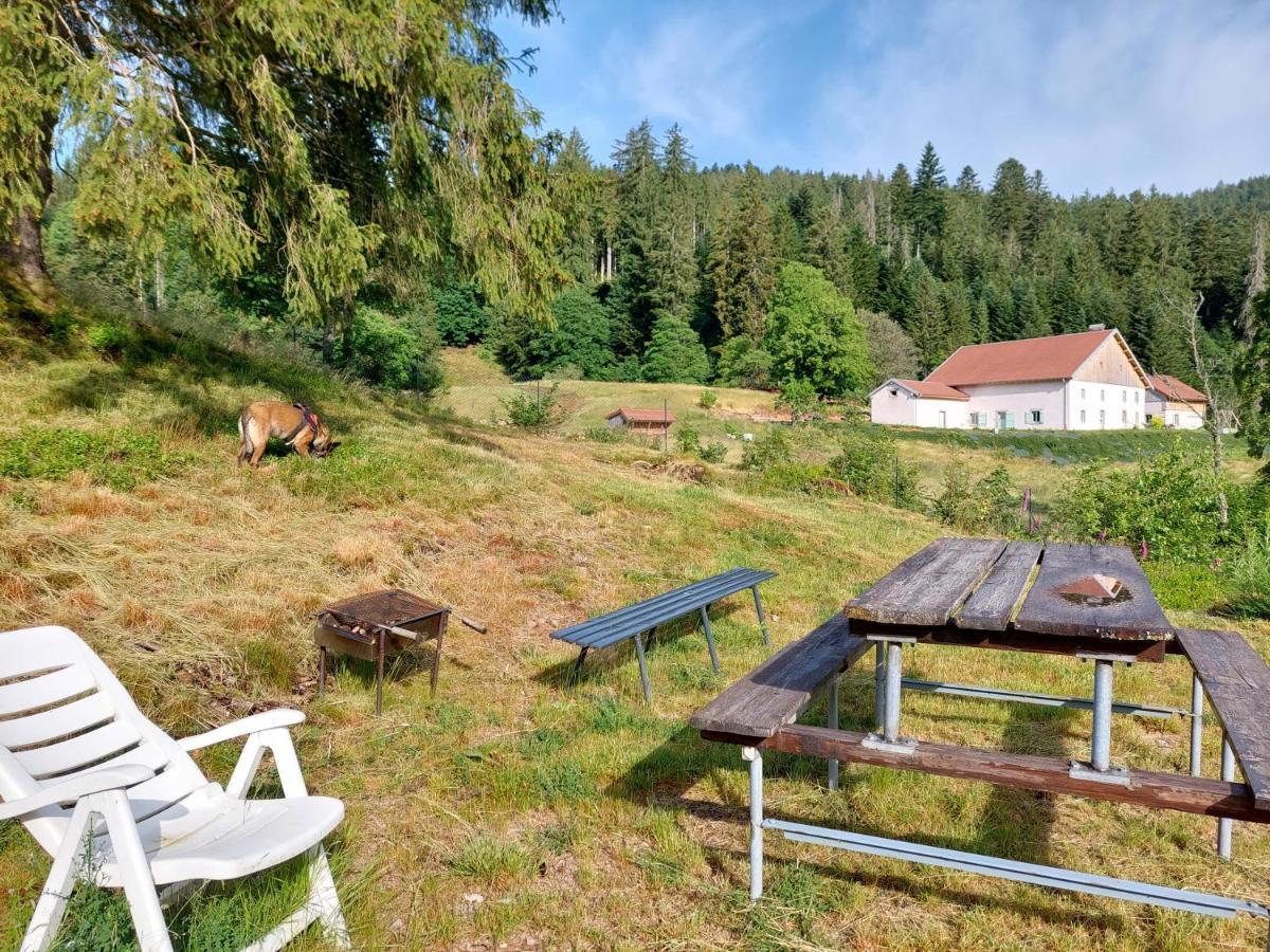 Le Refuge Perche Du Saut De La Bourrique Spa, Terrain Cloture เฌราร์แมร์ ภายนอก รูปภาพ